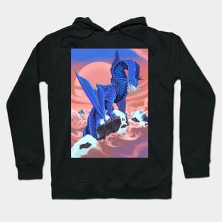 Dungeons, Dice and Dragons - Blue Dragon Hoodie